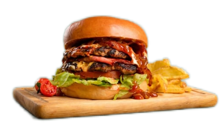 Double # Burger at HASHTAG Burgers Syntagma
