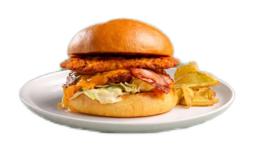 Chiecken Chilli Burger at HASHTAG Burgers Syntagma