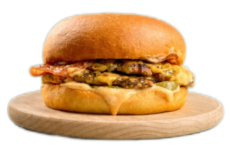 Double Smash Burger at HASHTAG Burgers Syntagma
