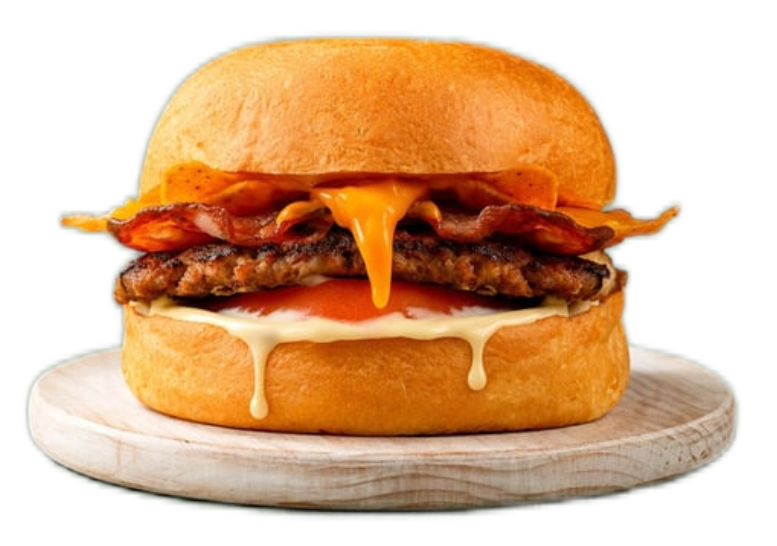 New York Cheddar Burger at HASHTAG Burgers Syntagma